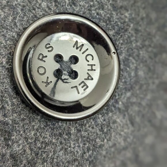 Michael Kors  Women's  Wool Coat  Size Small  Gray - Picture 8 of 13